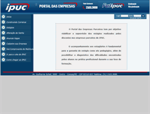 Tablet Screenshot of empresas.ipuc.edu.br